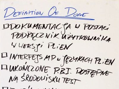 Definition of Done Example