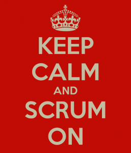 keep calm and scrum on