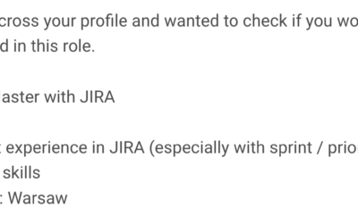 Scrum Master z Jira